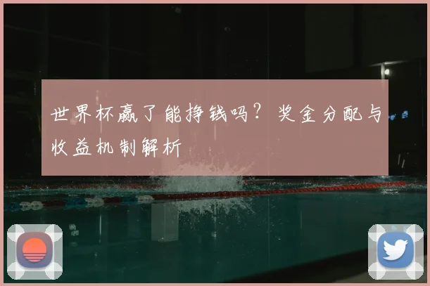 世界杯赢了能挣钱吗？奖金分配与收益机制解析